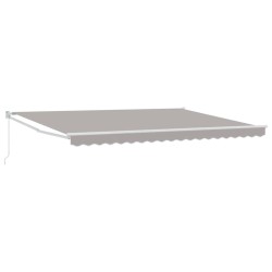 Auvent rétractable Gris clair 450 x 300 x 165 cm 634081634081