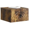 Cabinet de chevet mural 2 pcs Chêne fumé 33 x 34,5 x 20 cm 634082634082