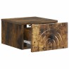 Cabinet de chevet mural 2 pcs Chêne fumé 33 x 34,5 x 20 cm 634082634082