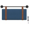 Tête de lit suspendue Avec lumière LED Bleu PU antique 634084634084