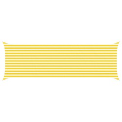 Voile d'ombre Jaune et blanc 6 x 2 m 100 % polyester Oxford 634088634088