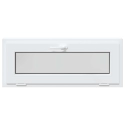 Fenêtre de sous-sol RISOR 100 x 40 cm PVC et verre Blanc 634091634091