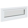 Fenêtre de sous-sol RISOR 100 x 40 cm PVC et verre Blanc 634091634091