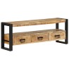 Meuble TV 120x30x45 cm Bois massif de manguier 634092634092