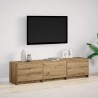 Meuble TV avec LED 165 x 34 x 40 cm Chêne artisan 634093634093