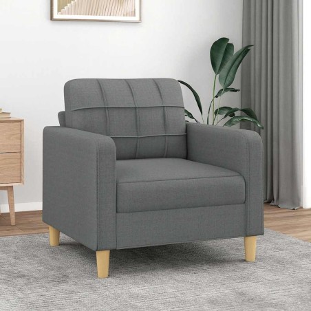 Fauteuil Gris foncé 60 cm Tissu 634099634099