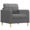 Fauteuil Gris foncé 60 cm Tissu 634099634099