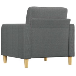 Fauteuil Gris foncé 60 cm Tissu 634099634099
