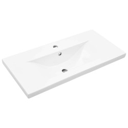 Meuble de Lavabo de Salle de Bain Chêne noir 80 x 39 x 62 cm 634102634102