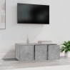 Meuble TV Gris béton 80x34x30 cm Bois d'ingénierie 634113634113
