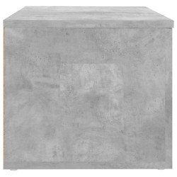 Meuble TV Gris béton 80x34x30 cm Bois d'ingénierie 634113634113