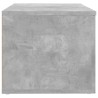 Meuble TV Gris béton 80x34x30 cm Bois d'ingénierie 634113634113