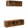 Ensemble meuble TV 2 pcs Bois Ancien Bois d'ingénierie 634115634115