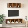 Ensemble meuble TV 2 pcs Bois Ancien Bois d'ingénierie 634115634115