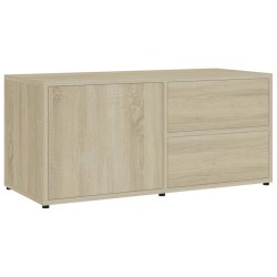 Meuble TV Chêne sonoma 80x34x36 cm Bois d'ingénierie 634123634123