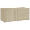 Meuble TV Chêne sonoma 80x34x36 cm Bois d'ingénierie 634123634123