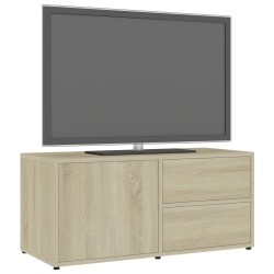 Meuble TV Chêne sonoma 80x34x36 cm Bois d'ingénierie 634123634123