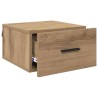 Cabinet de chevet chêne artisanal 35 x 35 x 20 cm 634127634127