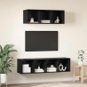 Ensemble meuble TV 2 pcs Chêne noir Bois d'ingénierie 634133634133