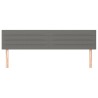 Têtes de lit Gris foncé 160x5x78/88 cm Tissu 634139634139