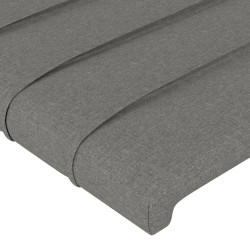 Têtes de lit Gris foncé 160x5x78/88 cm Tissu 634139634139
