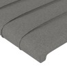 Têtes de lit Gris foncé 160x5x78/88 cm Tissu 634139634139