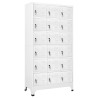 Armoire à casier avec 18 compartiments Métal 90x40x180 cm  634147634147