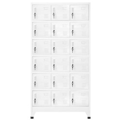 Armoire à casier avec 18 compartiments Métal 90x40x180 cm  634147634147
