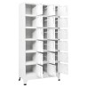 Armoire à casier avec 18 compartiments Métal 90x40x180 cm  634147634147