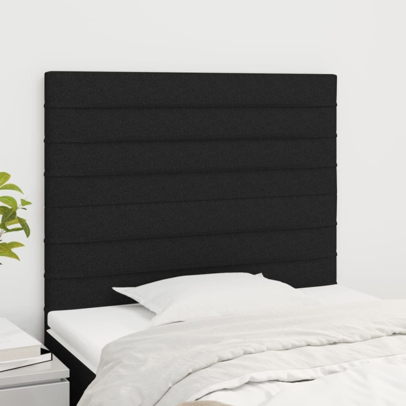 Tête de lit Noir 90x5x118/128 cm Tissu 634149634149