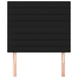 Tête de lit Noir 90x5x118/128 cm Tissu 634149634149