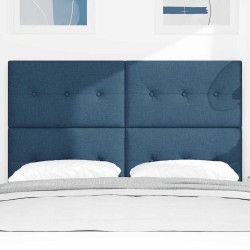 Tête de lit réglable en hauteur Bleu 160 cm tissu 634150634150
