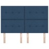 Tête de lit réglable en hauteur Bleu 160 cm tissu 634150634150
