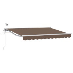 Auvent rétractable électrique Taupe 3 x 2,5 m 634151634151