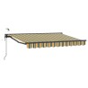 Auvent rétractable électrique Vert, Jaune, Anthracite 3 x 2,5 m 634155634155