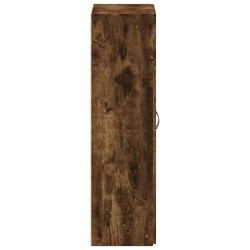 Armoire de classement chêne fumé 60x32x115 cm bois d'ingénierie 634156634156