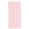 Voilages à œillets 2 pcs rose clair 140 x 225 cm 634158634158