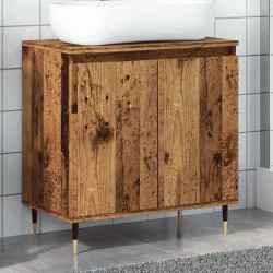 Armoire de salle de bain vieux bois 58x33x60 cm bois ingénierie 634160634160