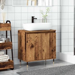 Armoire de salle de bain vieux bois 58x33x60 cm bois ingénierie 634160634160