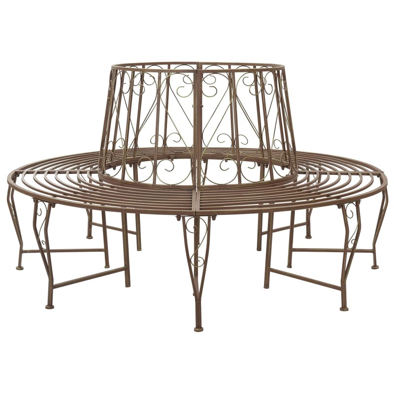 Banc d'Arbre 8-Nombre de places Ø 160 x 89 cm Acier 634164634164