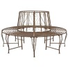 Banc d'Arbre 8-Nombre de places Ø 160 x 89 cm Acier 634164634164