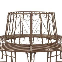 Banc d'Arbre 8-Nombre de places Ø 160 x 89 cm Acier 634164634164