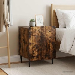 Cabinet de chevet 2 pcs Chêne fumé 43 x 34,5 x 52 cm 634165634165