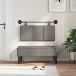 Tête de lit suspendue Taupe Tissu 634171634171