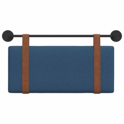Tête de lit suspendue Bleu PU antique 634176634176