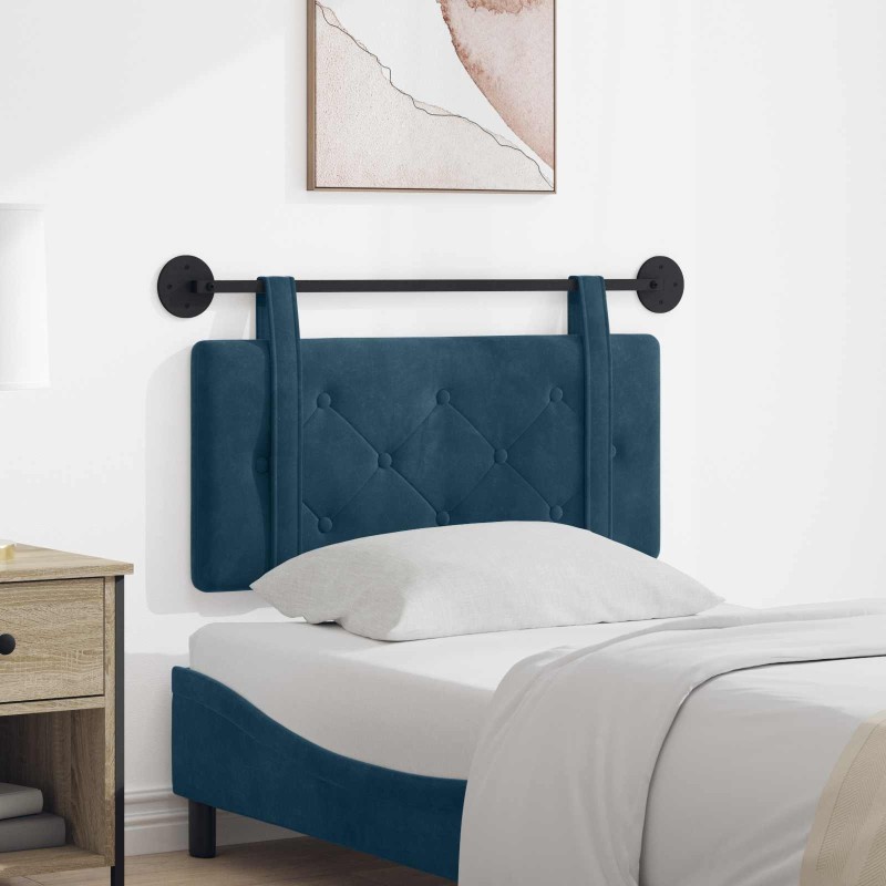 Tête de lit suspendue Bleu Velours 634178634178