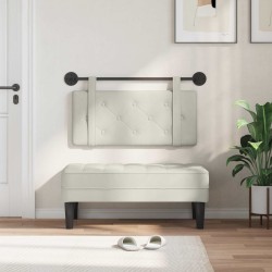 Tête de lit suspendue Crème Velours 634180634180