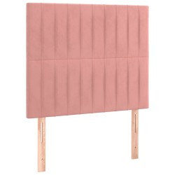 Tête de lit Rose 100x5x118/128 cm Velours 634185634185