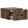 Cabinet de chevet mural 2 pcs Chêne fumé 34,5 x 33 x 20 cm 634186634186