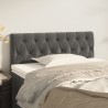 Tête de lit Gris foncé 100x7x78/88 cm Velours 634192634192